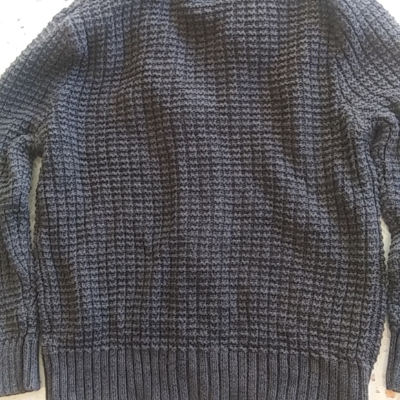 Cherokee | Charcoal Bulky Knit Sweater Cardigan | S - Picture 5 of 7